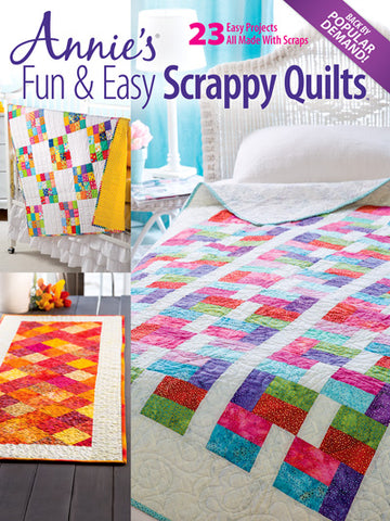 Annie's Fun & Easy Scrappy Quilts Book-A-Zine
