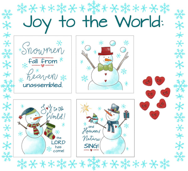 Panels　with　Jacquelynne　Heaven　–　Steves　Fabric　From　Snowmen　Buttons!