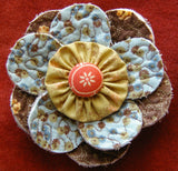 Scrappy Quilt-y Flower Pin Pattern - Digital