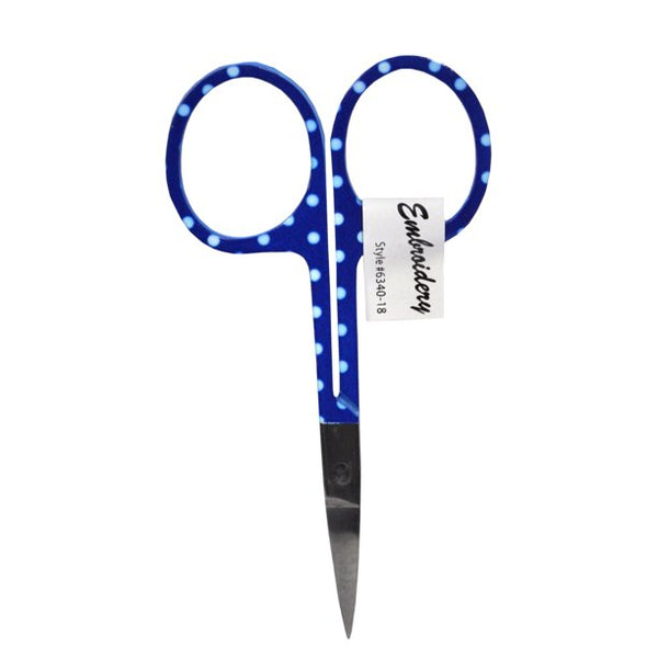 White Polka Dot Embroidery Scissors – Jacquelynne Steves