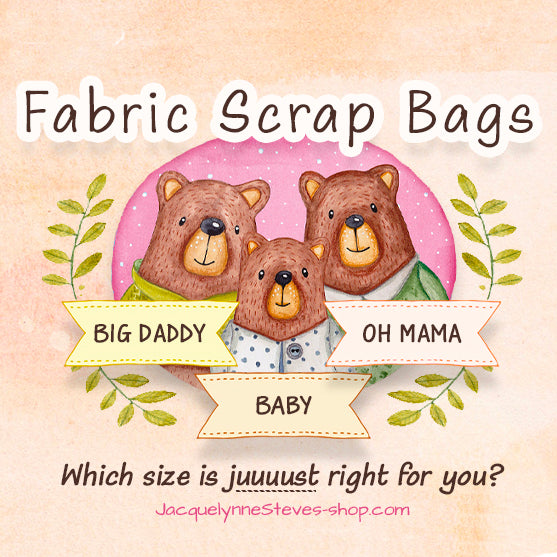 Fabric Scrap Bags! - Jacquelynne Steves