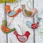 Folk Birds Felt Ornaments Kit - Jacquelynne Steves