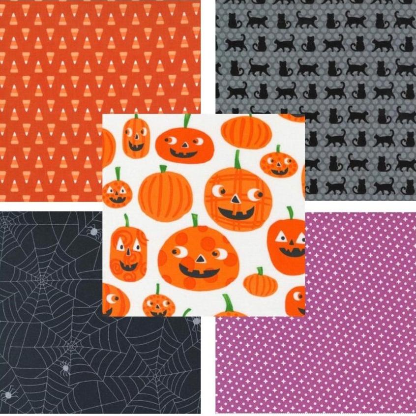 Fall / Halloween Fabric Bundle - Jacquelynne Steves