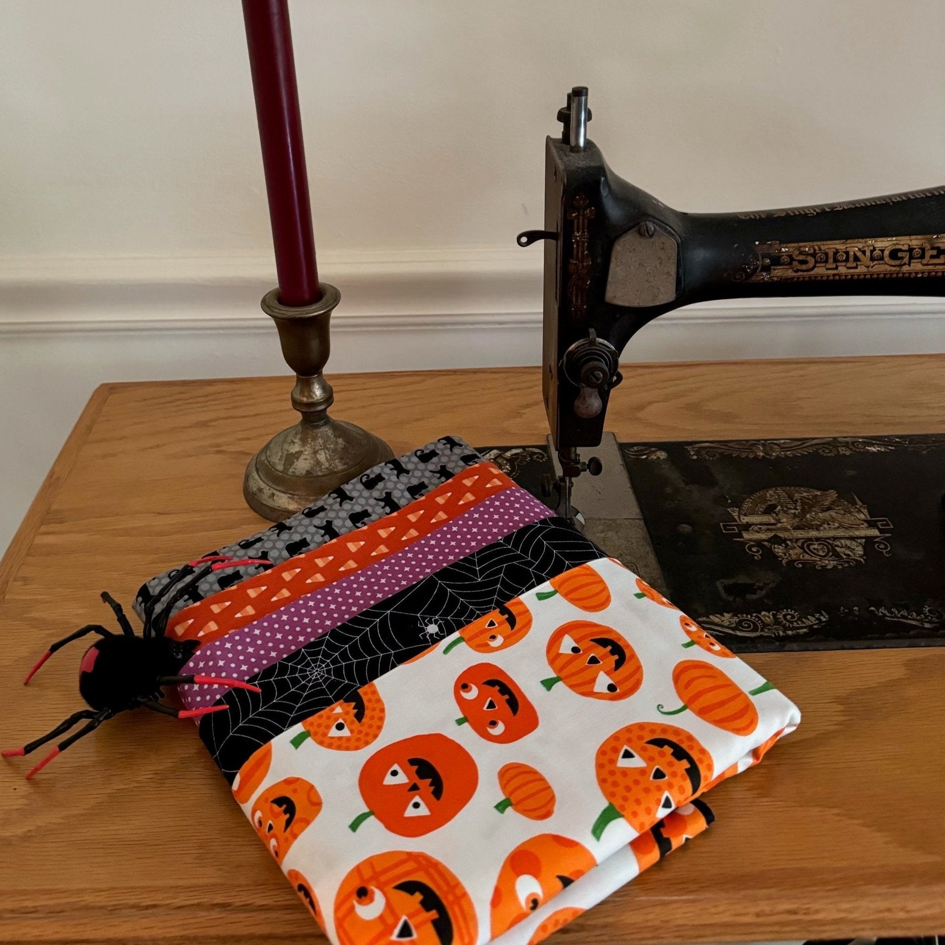 Custom designed Halloween fabric and 2024 vinyl bundle