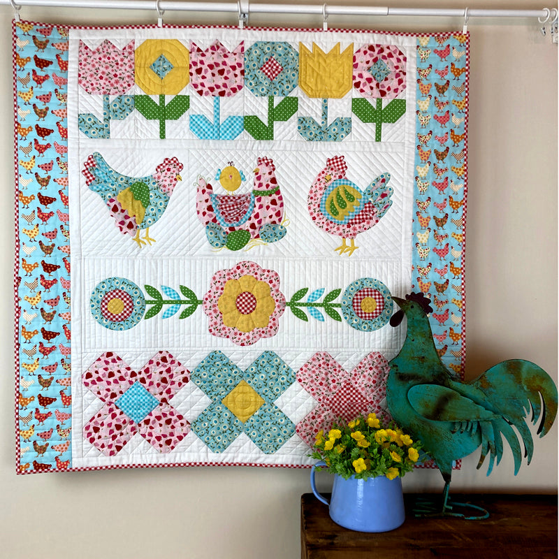 Hen Party Quilt Pattern - Digital | The Art of Home - Jacquelynne Steves