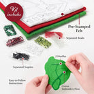 Nordic Tree Felt Advent Calendar - The Art of Home - Jacquelynne Steves