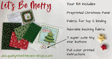 Let's Be Merry Mini Quilt Kit