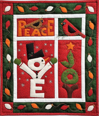 Love, Joy, Peace Wall Hanging Kit
