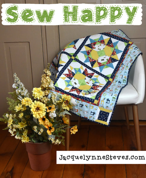 Sew Happy Quilt Pattern - Digital – Jacquelynne Steves