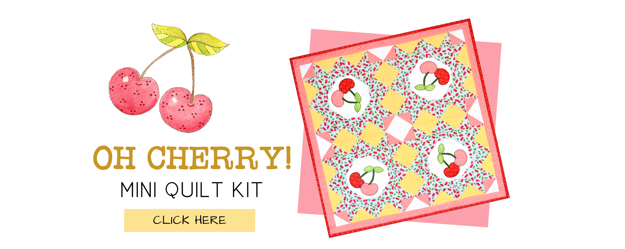 Oh Cherry Little Quilt Kit