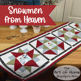 Snowmen from Heaven Table Runner Pattern - Digital