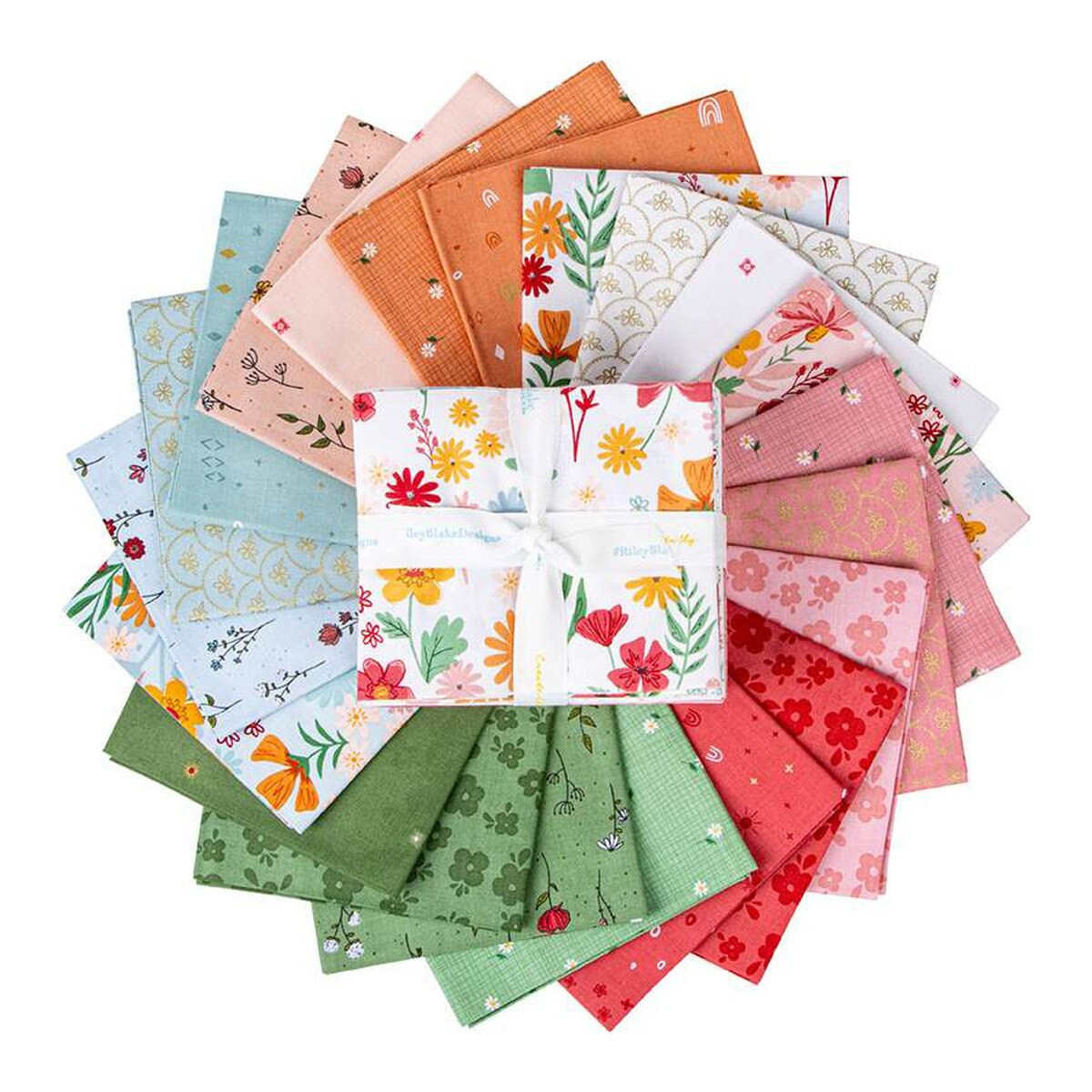 Sweet Honey Kiss 2024 Fat Quarter Bundle - Riley Blake Designs - By Tammie Green - 24 Fat Quarters - Quilting Precuts - 100% Cotton - Floral