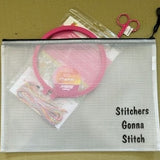 "Stitchers Gonna Stitch" Zip Organizer Bag