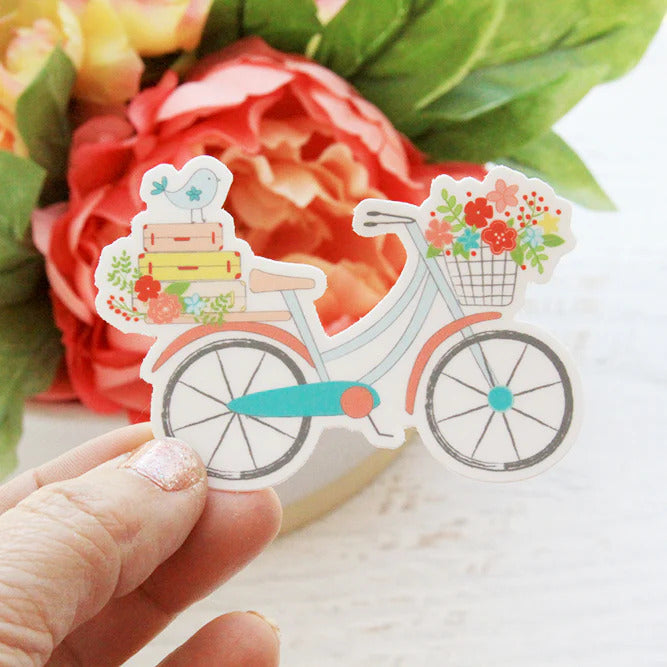 Vintage Bicycle Sticker - The Art of Home - Jacquelynne Steves