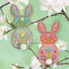 Spring Bunnies Cross Stitch Kit - Jacquelynne Steves