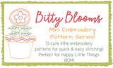 Bitty Blooms Embroidery Pattern Collection- DIGITAL