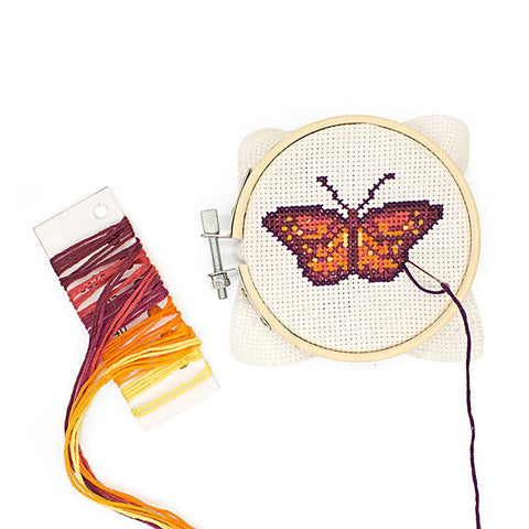 Butterfly Magnetic Needle Minder by Caterpillar Cross Stitch – The Crafty  Grimalkin - A Cross Stitch Store