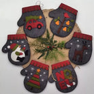 Charcoal Mittens Ornament Kit - Jacquelynne Steves