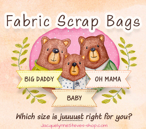 Fabric Scrap Bags!