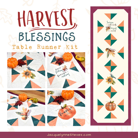 Harvest Blessings Table Runner Kit