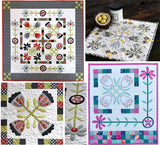 Little Bit Baltimore Quilt, Wall Hanging, and Candle Mat Pattern - Digital