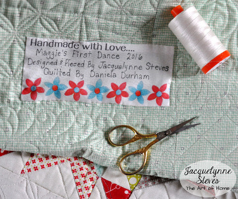 Quick & Easy Handmade Quilt Labels - Jacquelynne Steves