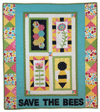 Save the Bees Block of the Month Quilt Pattern - Digital
