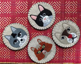 Cat Coasters & Ornaments Kit
